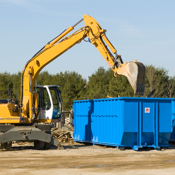 are there any additional fees associated with a residential dumpster rental in Bowles CA